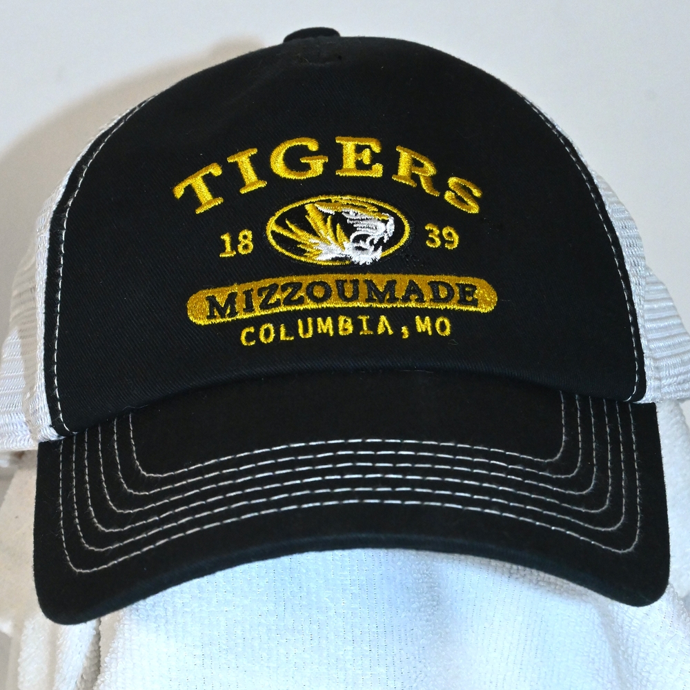 MIZZOUMADE (MISSOURI) TIGERS 1839 Columbia, MO. with the TIGERlogo, Adjustable